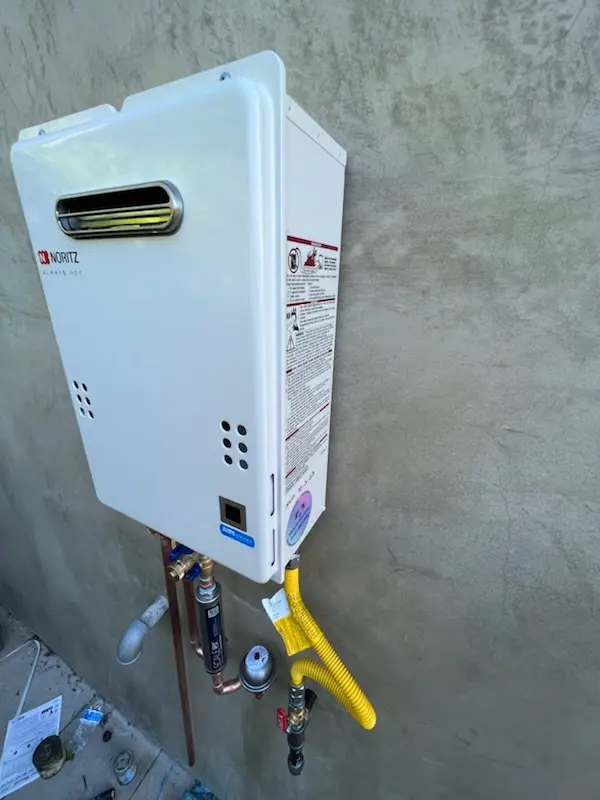 Tankless water heater installation for West Loch Estate homes